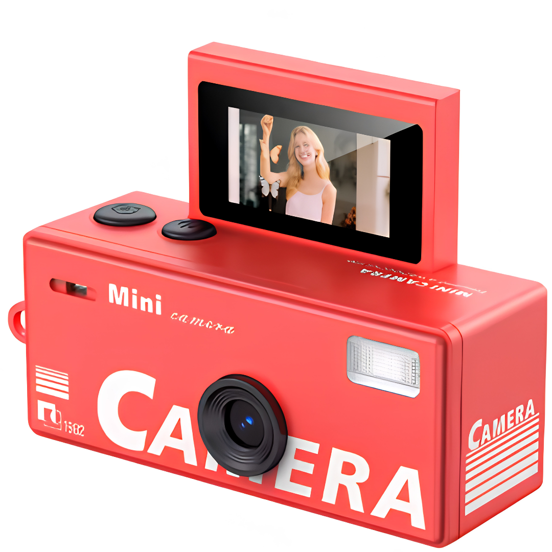 Mini Cámara Retro Portátil HD