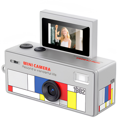 Mini Cámara Retro Portátil HD