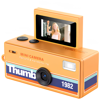 Mini Cámara Retro Portátil HD
