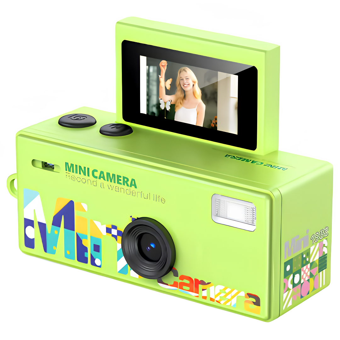 Mini Cámara Retro Portátil HD