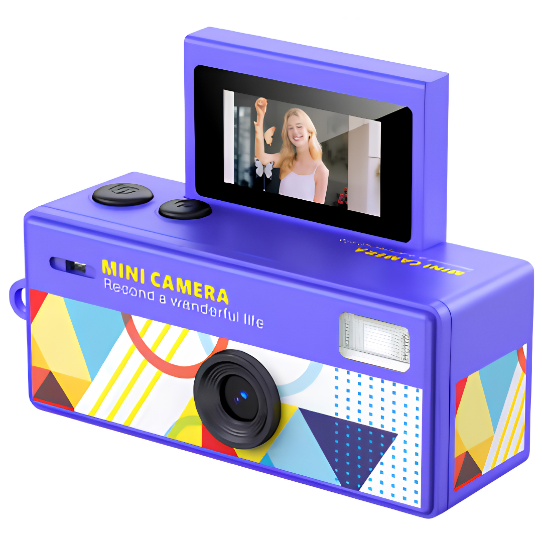 Mini Cámara Retro Portátil HD